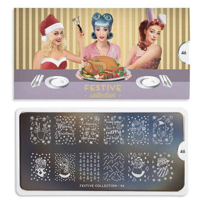 Festive 46 ✦ Nail Stamping Plate - MoYou London