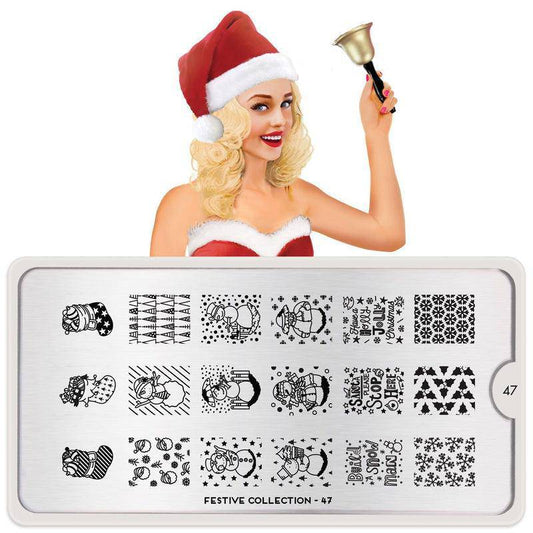 Festive 47 ✦ Nail Stamping Plate - MoYou London