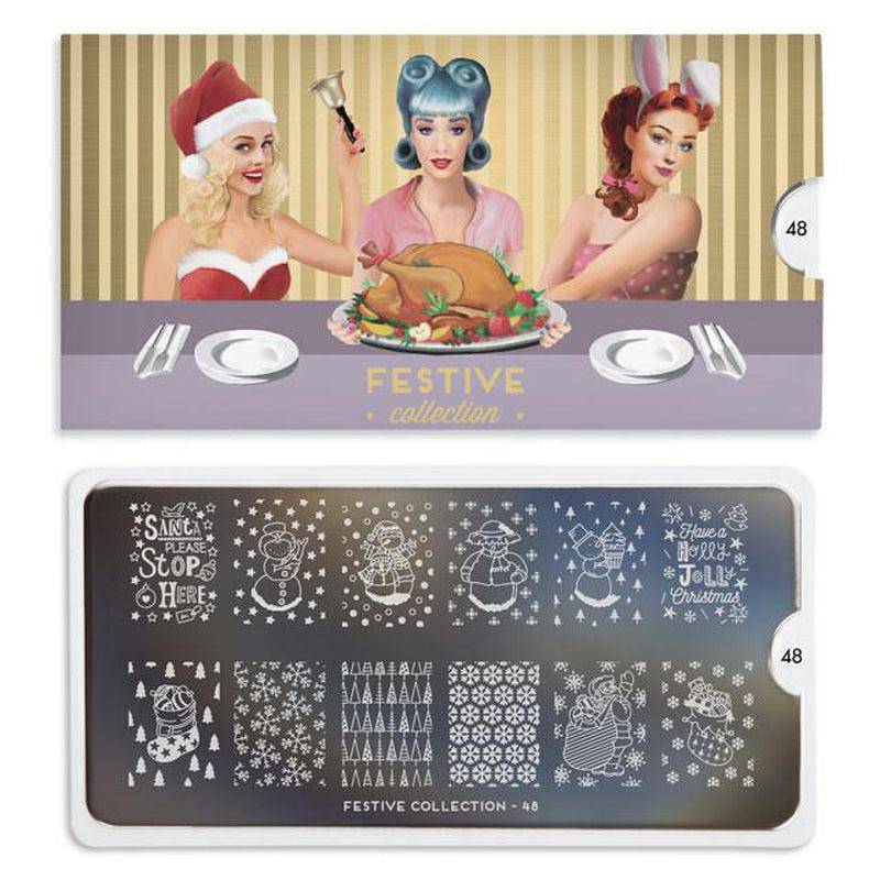 Festive 48 ✦ Nail Stamping Plate - MoYou London