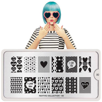 Festive 50 ✦ Nail Stamping Plate - MoYou London