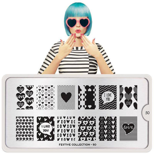 Festive 50 ✦ Nail Stamping Plate - MoYou London