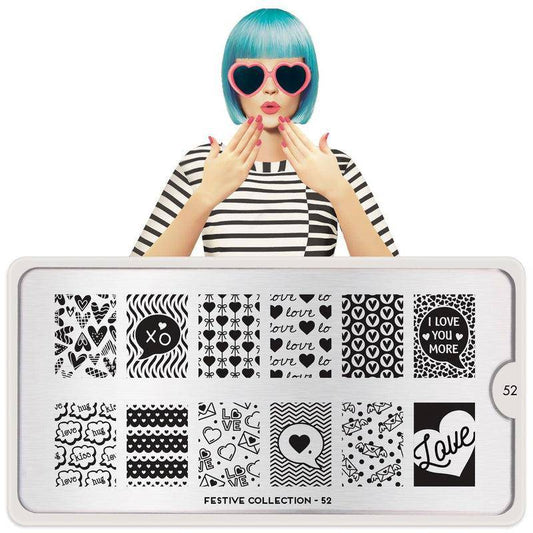 Festive 52 ✦ Nail Stamping Plate - MoYou London