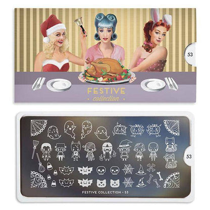 Festive 53 ✦ Nail Stamping Plate - MoYou London