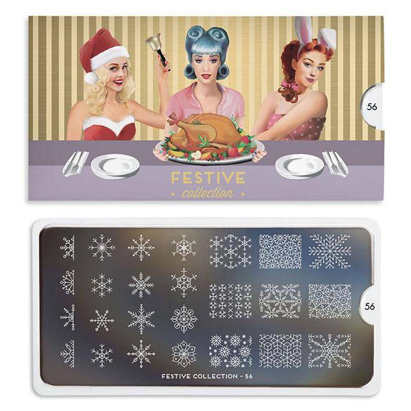 Festive 56 ✦ Nail Stamping Plate - MoYou London