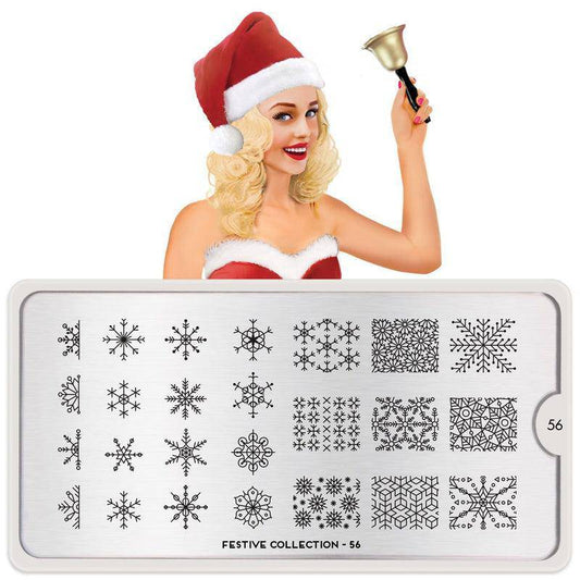 Festive 56 ✦ Nail Stamping Plate - MoYou London
