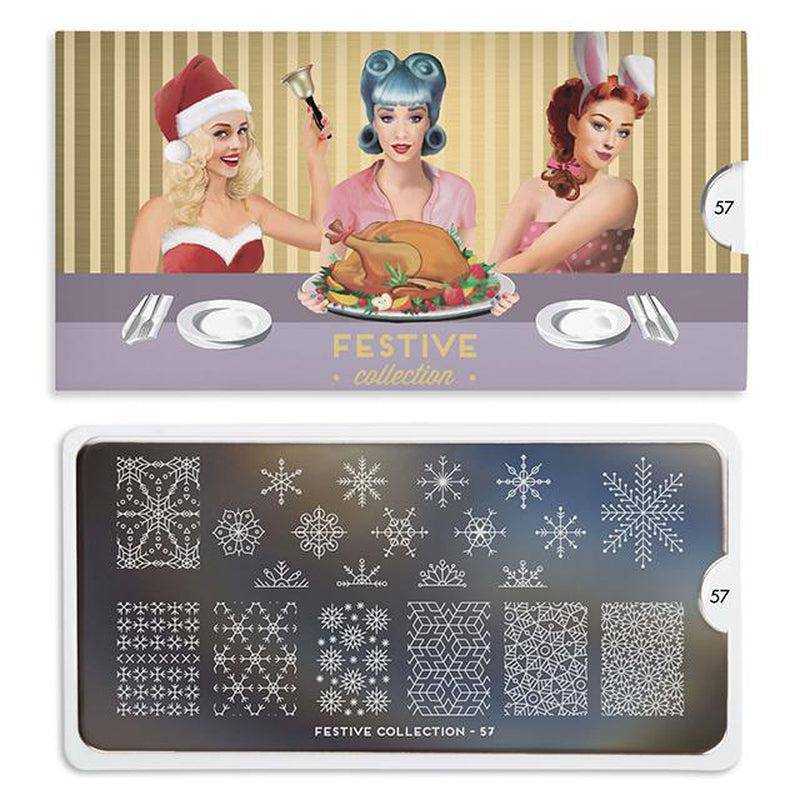 Festive 57 ✦ Nail Stamping Plate - MoYou London