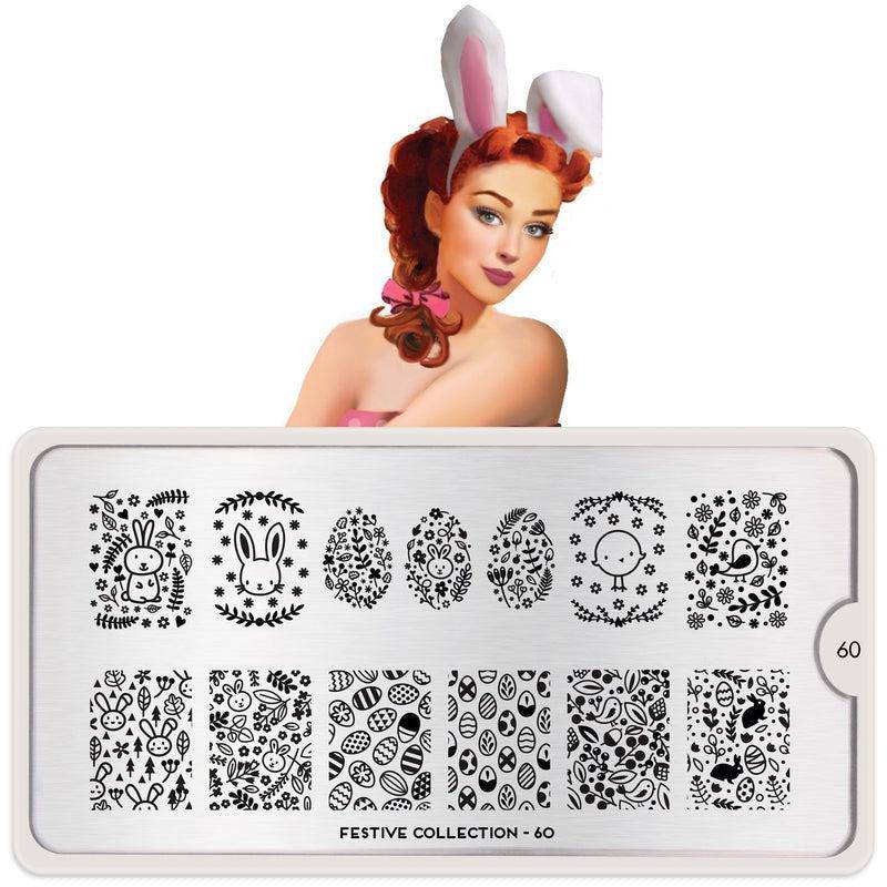 Festive 60 ✦ Nail Stamping Plate - MoYou London