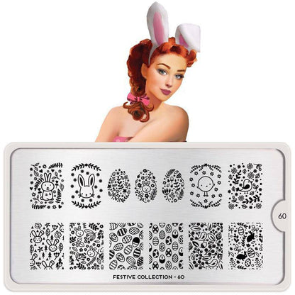 Festive 60 ✦ Nail Stamping Plate - MoYou London