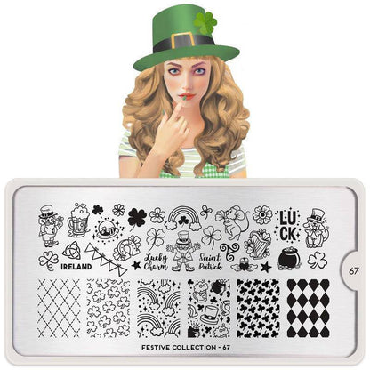 Festive 67 ✦ Nail Stamping Plate - MoYou London