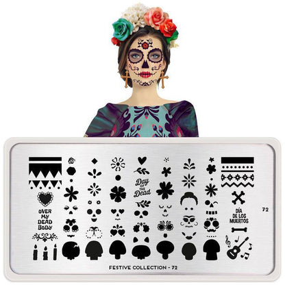 Festive 72 ✦ Nail Stamping Plate - MoYou London