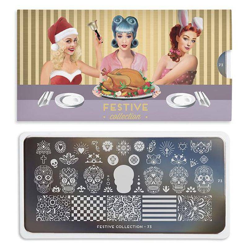 Festive 73 ✦ Nail Stamping Plate - MoYou London