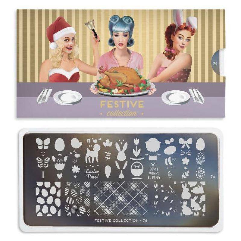 Festive 76 ✦ Nail Stamping Plate - MoYou London