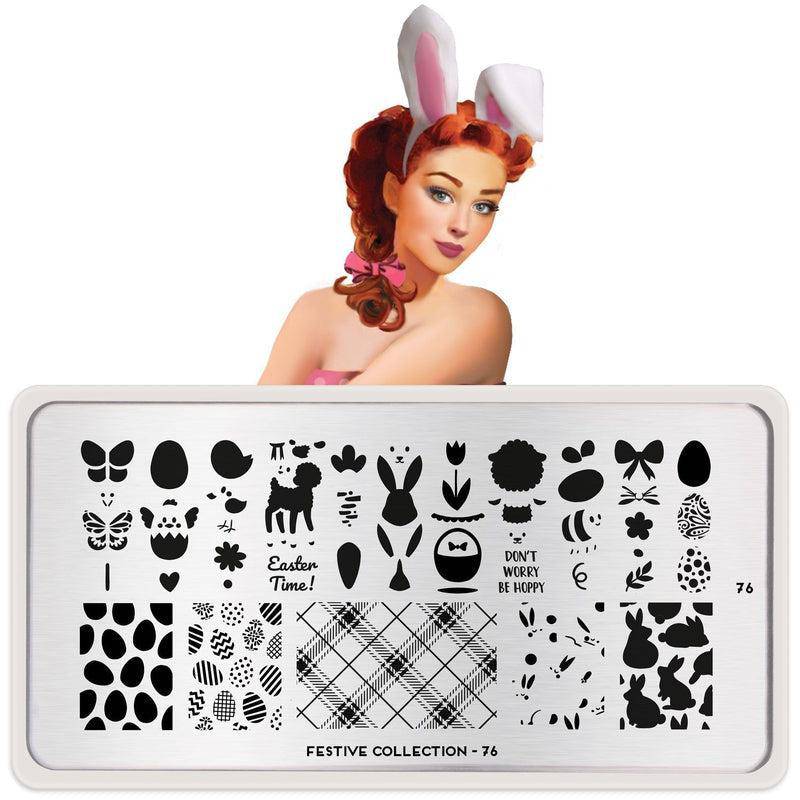 Festive 76 ✦ Nail Stamping Plate - MoYou London