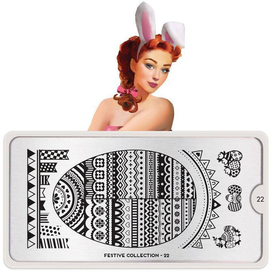 Festive 22 ✦ Nail Stamping Plate - MoYou London