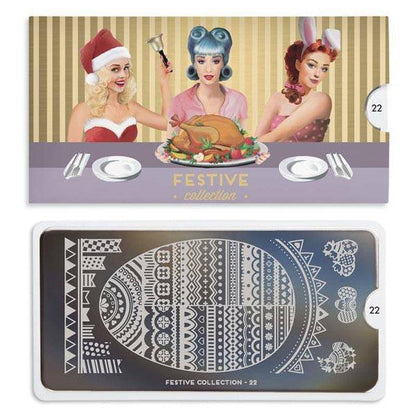 Festive 22 ✦ Nail Stamping Plate - MoYou London