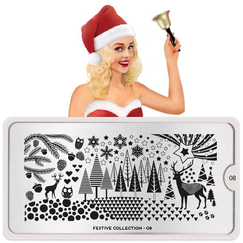 Winter Plate Bundle ★ £10 ONLY! Nail Art Stencil Bundles MoYou London 