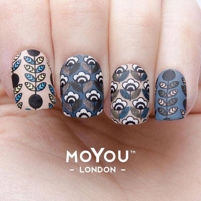 Flower Power 01 ✦ Nail Stamping Plate - MoYou London