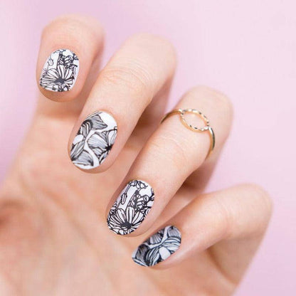 Flower Power 04 ✦ Nail Stamping Plate - MoYou London