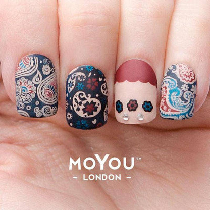 Flower Power 15 ✦ Nail Stamping Plate - MoYou London