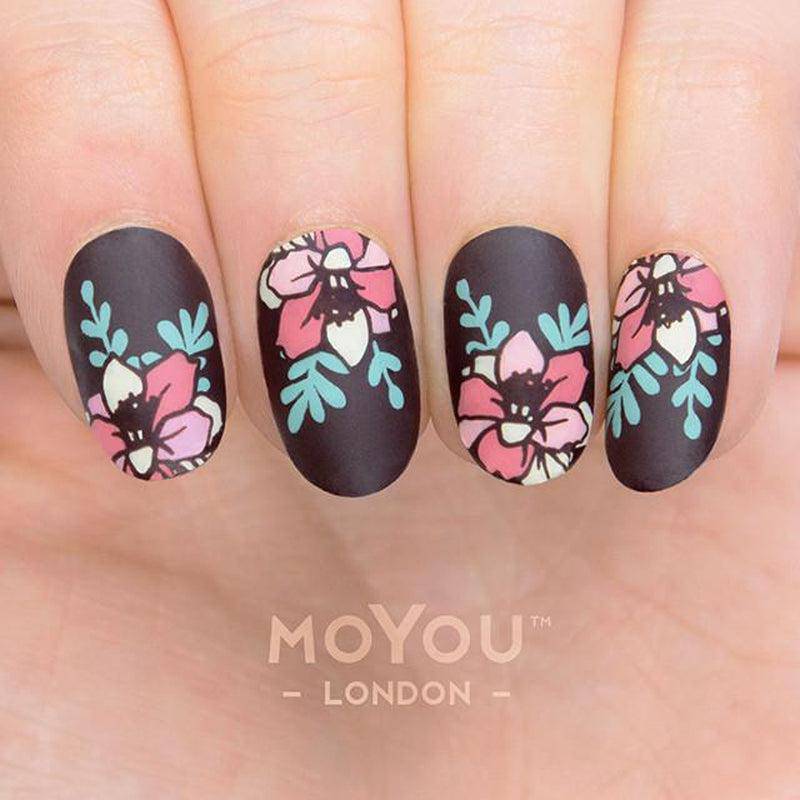 Flower Power 17 ✦ Nail Stamping Plate - MoYou London