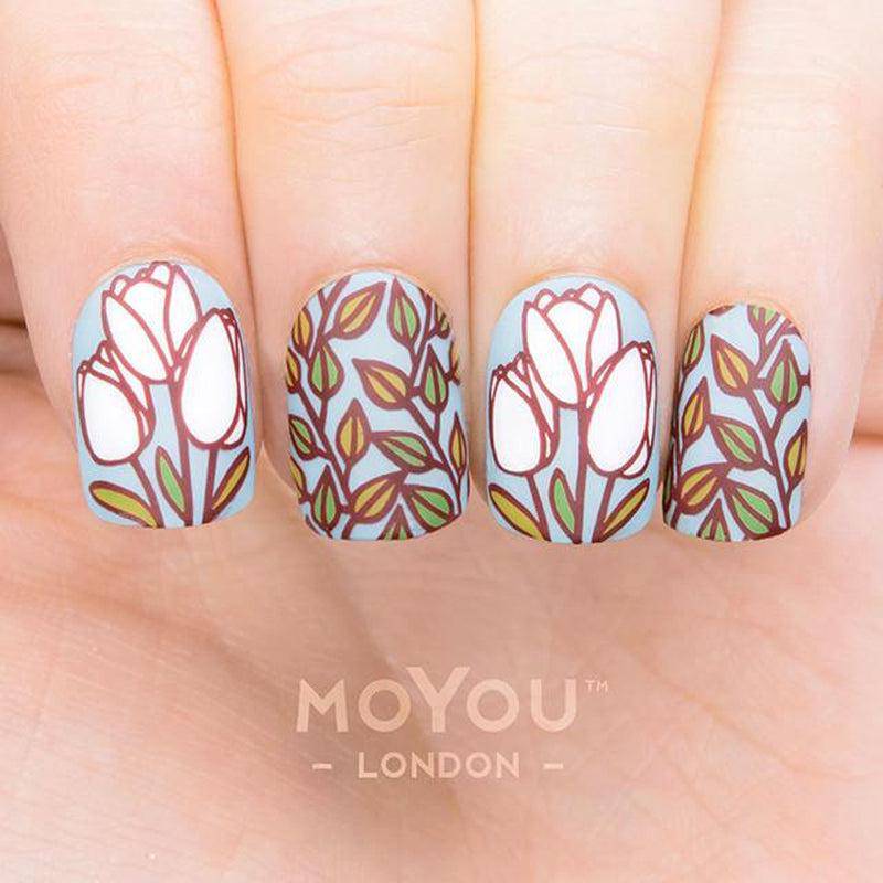 Flower Power 17 ✦ Nail Stamping Plate - MoYou London