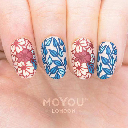 Flower Power 17 ✦ Nail Stamping Plate - MoYou London