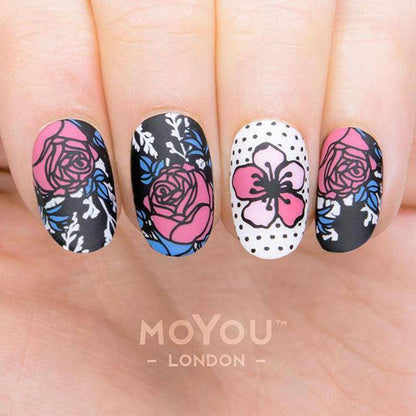Flower Power 22 ✦ Nail Stamping Plate - MoYou London