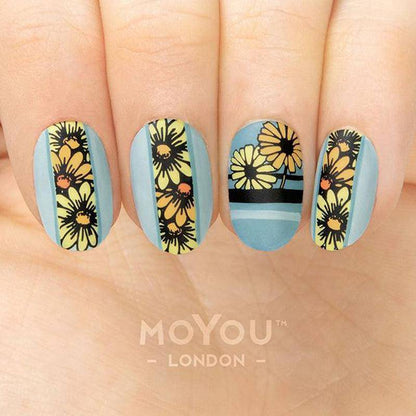 Flower Power 24 ✦ Nail Stamping Plate - MoYou London