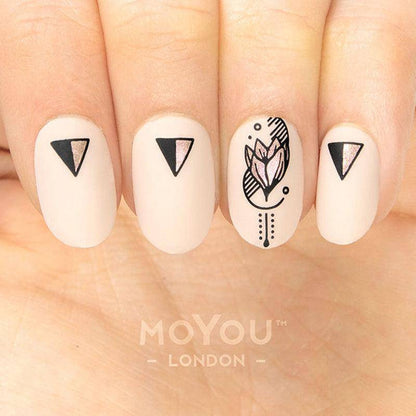 Flower Power 25 ✦ Nail Stamping Plate - MoYou London
