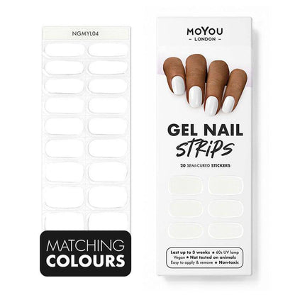 Gel Toe Strip ★ Snow White - MoYou London
