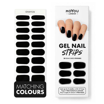 Gel Toe Strip ★ Jet Black - MoYou London