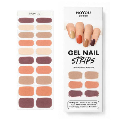 Gel Nail Strip ★ Earthy Tones - MoYou London