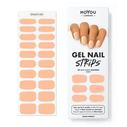 Gel Nail Strip ★ Peach Perfect - MoYou London