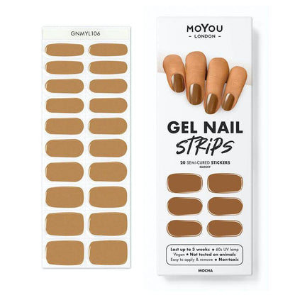 Gel Nail Strip ★ Mocha - MoYou London