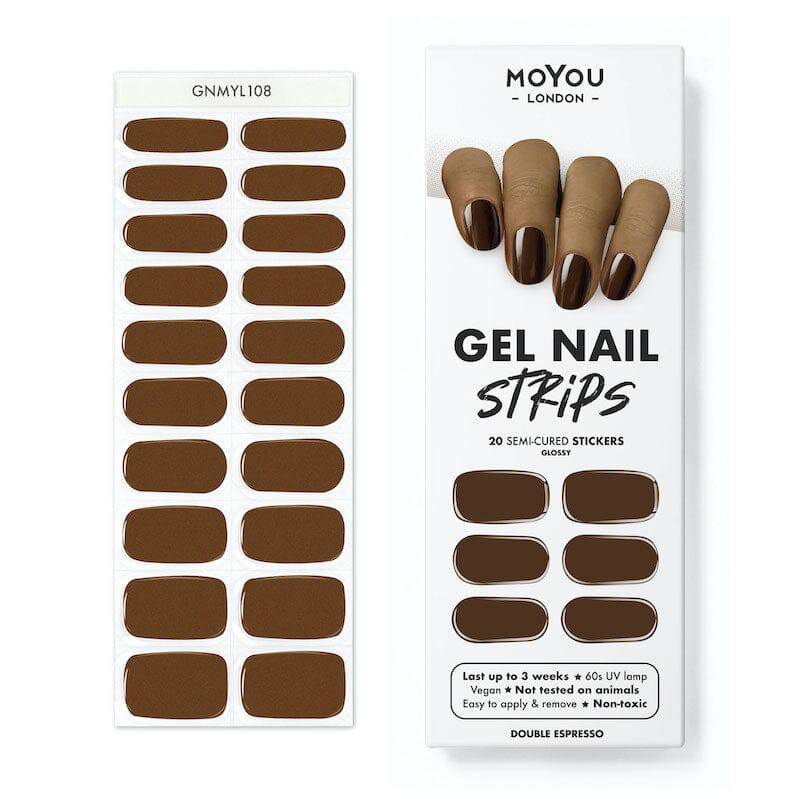 Gel Nail Strip ★ Double Espresso - MoYou London