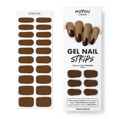 Gel Nail Strip ★ Double Espresso - MoYou London