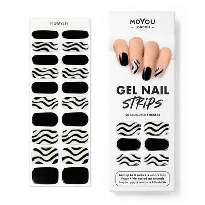 Gel Nail Strip ★ Go With The Flow - MoYou London