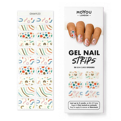 Gel Nail Strip ★ Confetti Dip - MoYou London
