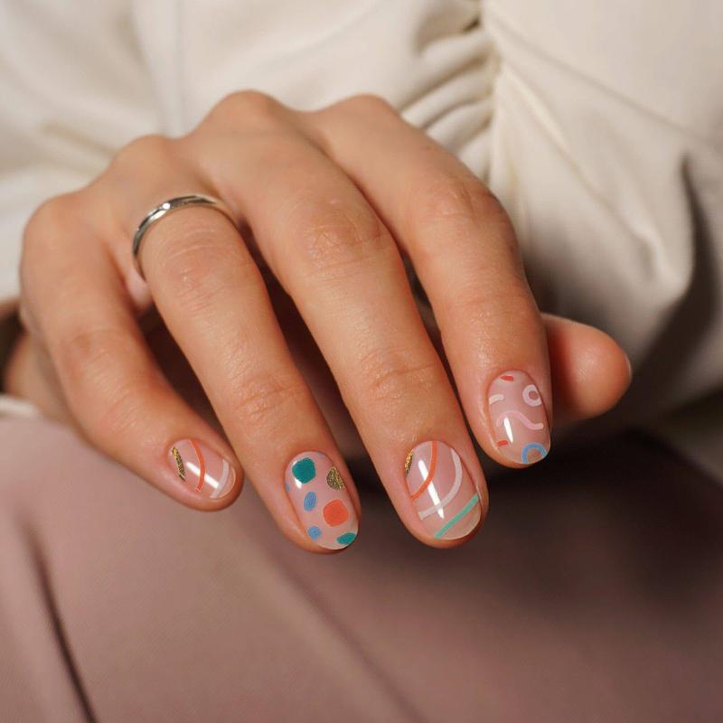 Gel Nail Strip ★ Confetti Dip - MoYou London