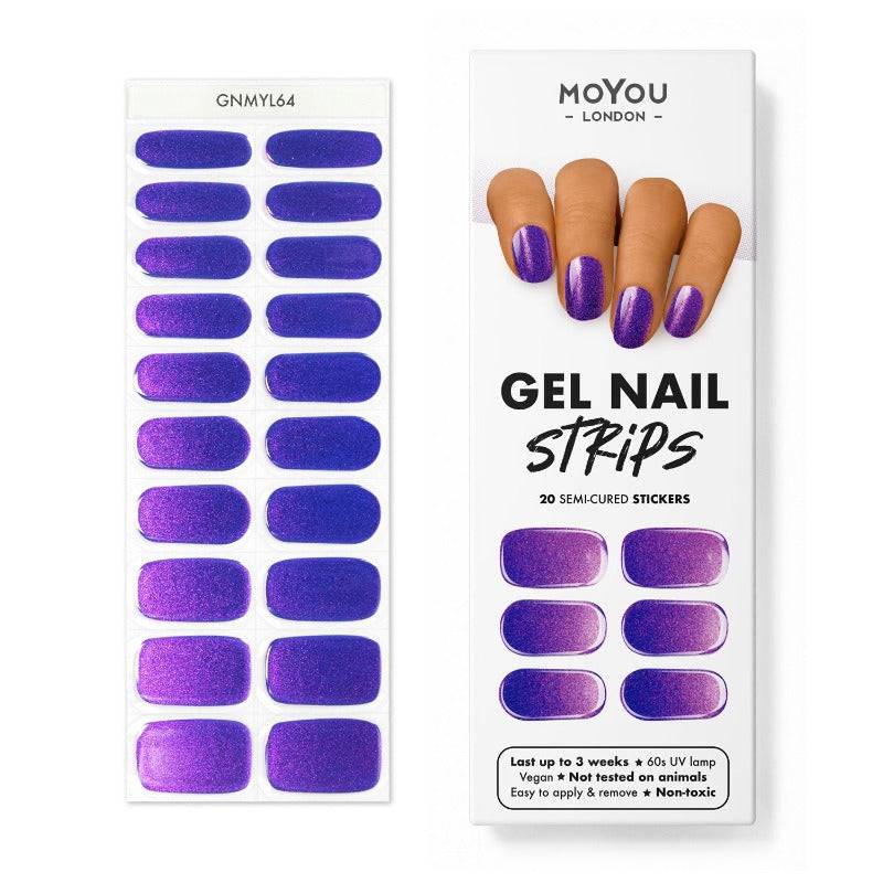 Gel Nail Strip ★ Wisteria Shine - MoYou London