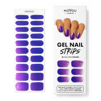 Gel Nail Strip ★ Wisteria Shine - MoYou London