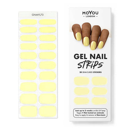 Gel Nail Strip ★ Yellow Macaroon - MoYou London