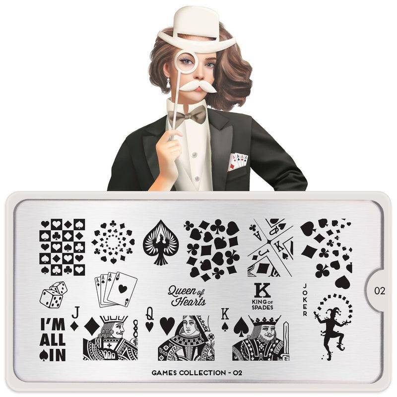 Games 02 ✦ Nail Stamping Plate - MoYou London