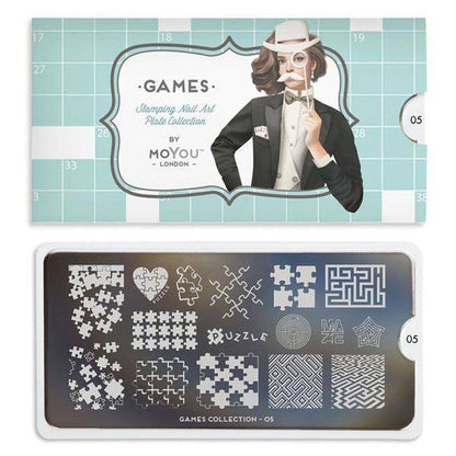 Games 05 ✦ Nail Stamping Plate - MoYou London