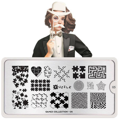 Games 05 ✦ Nail Stamping Plate - MoYou London