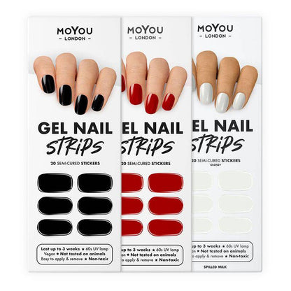 Gel Nail Strip Bundle ★ Basics 2 Plate Bundles MoYou London 