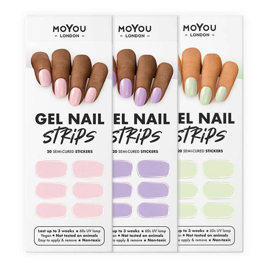 Gel Nail Strip Bundle ★ Pastel 01 - MoYou London