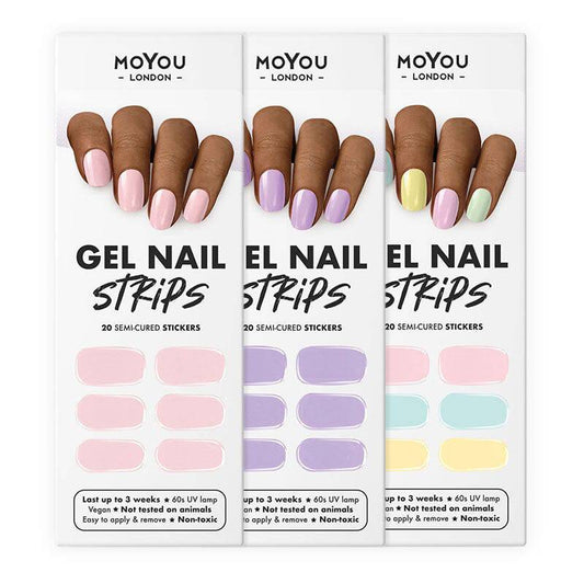 Gel Nail Strip Bundle ★ Pastel 02 - MoYou London