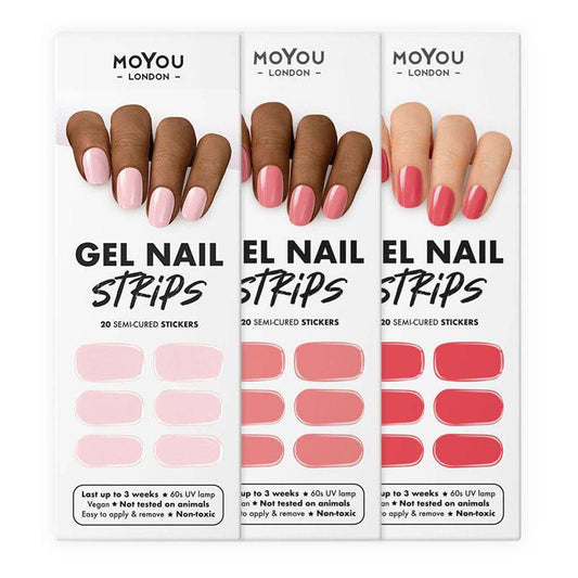 Gel Nail Strip Bundle ★ Pink - MoYou London