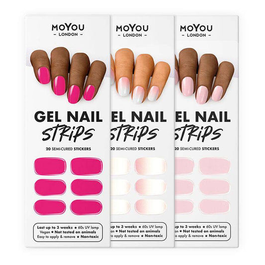 Gel Nail Strip Bundle ★ Pink 2 - MoYou London